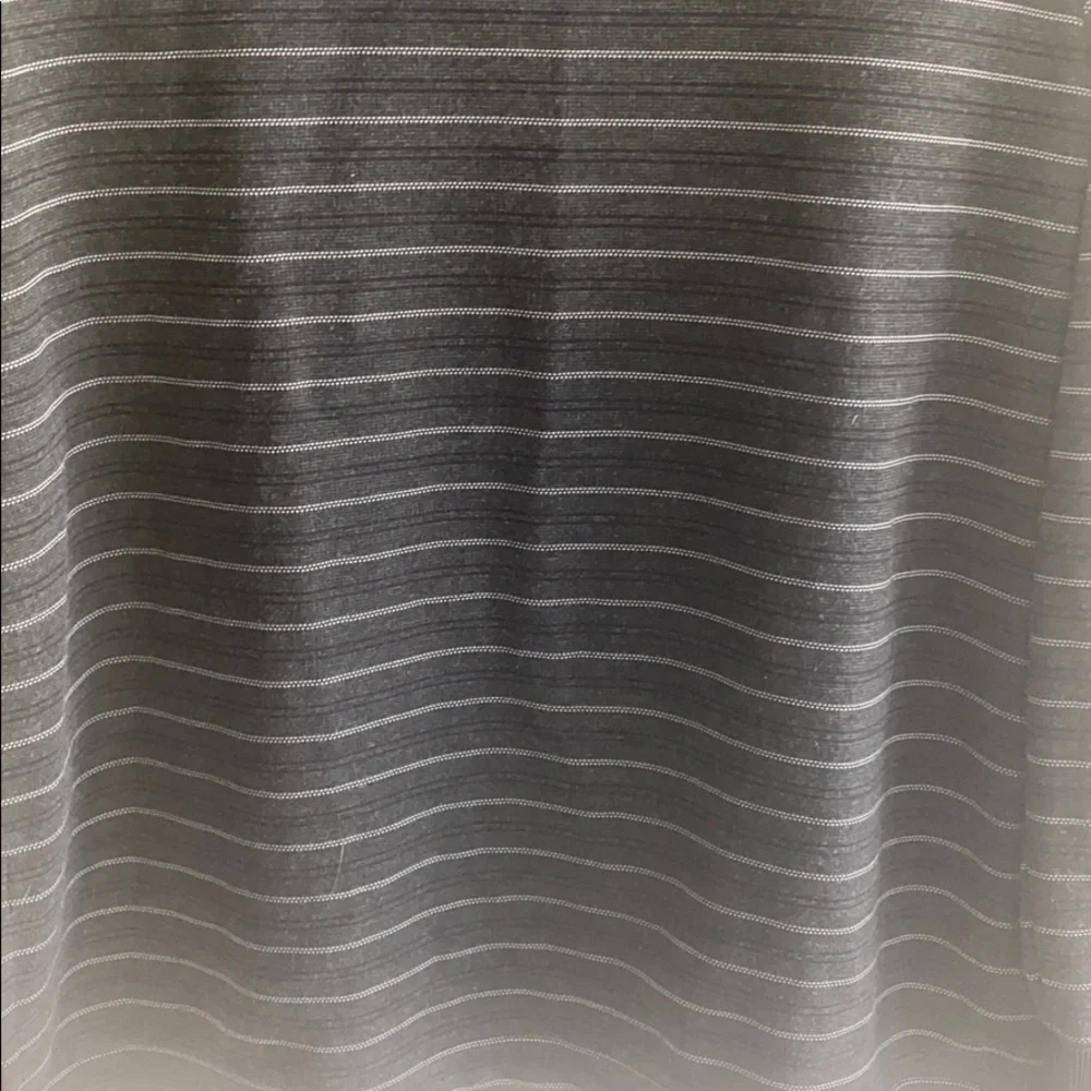NWT RAFAEL women’s black gray small long sleeve top clasp accent Grandma retro
